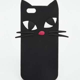 LULU GUINNESS 黒猫  iPhone6/6sケース