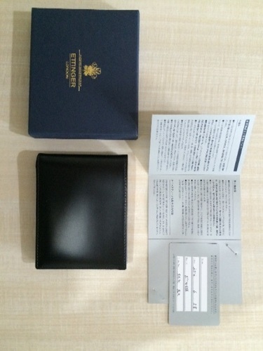 新品 英国レザー財布 ETTINGER 本日購入の場合のみ13,000円