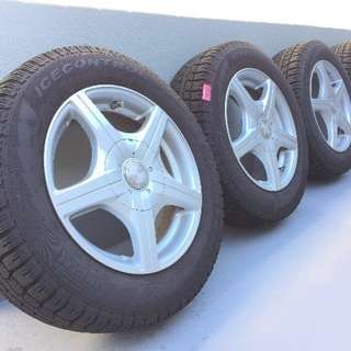 値下げしました。スタッドレスタイヤ+アルミホイル