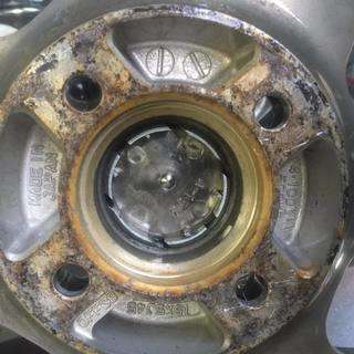 ☆ＬＵＣＫＹ　ＳＴＡＲ　☆♪４本ＳＥＴ　タイヤ/アルミ　１６５/５５Ｒ１５♪溝有り