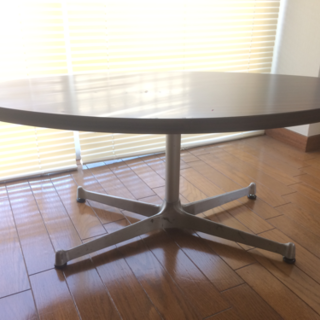 カフェテーブル 楕円型 ミッドセンチュリー スチール