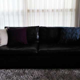 グラハムソファ☆本革　ダークブラウン☆アクタス　インゾーネ（使用期間７～８か月）