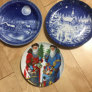 クリスマス柄のお皿３枚