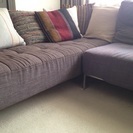 ザノッタ コーナーソファ クッション付き