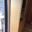 無印良品 食器棚 タモ材 ミドルタイプ