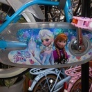 アナ雪　補助輪付き自転車　16インチ