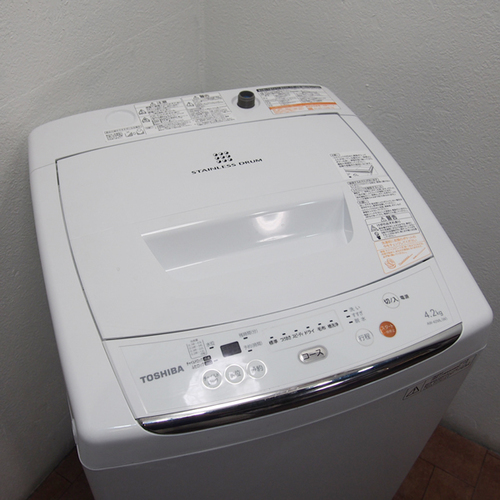 良品 東芝 2013年製 4.2kg 洗濯機 一人暮らし等に最適サイズ FS61
