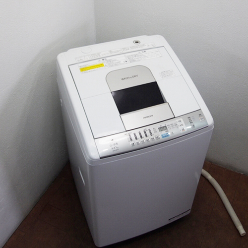 良品 2011年製 縦型洗濯乾燥機 日立 新品約11万 ファミリー等にも最適サイズ ES08