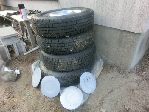 ダンロップ スタッドレス 145R12 6PR 4本セット