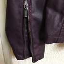 カナリお値下げ！今年流行りのライダースジャケット☆フェイクレザー紫
