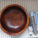 蕎麦打ちコネ鉢・４４ｃｍとちの木手彫り漆塗り