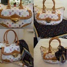 お買い得【正規品】LOUIS VUITTON(マルチカラー)バッグ　リタ・スカーフ・ブレスレッドのセット【送料込】