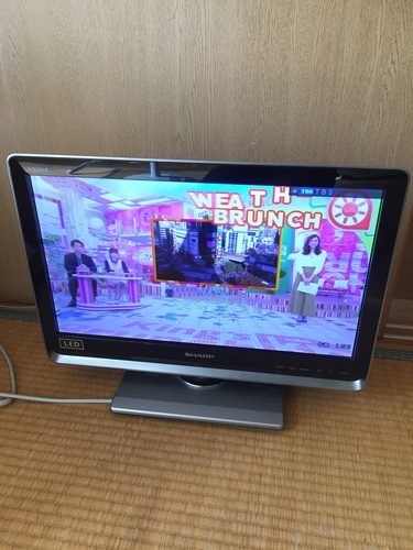 売却済み 地上デジタルテレビ SHARP LC-20DZ3