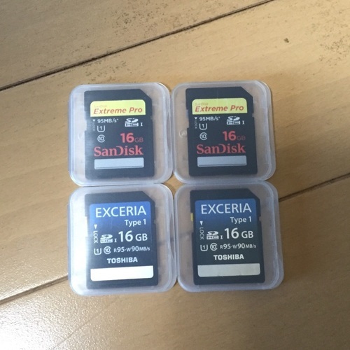 SDカード 16GB 4枚セット 訳あり