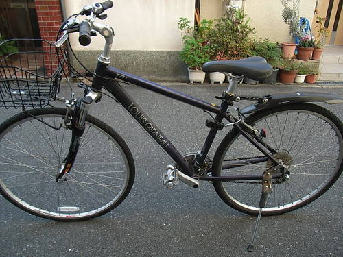 無料配達地域あり、税込価格、ルイガノ　TR１の整備した中古クロスバイクを自転車出張修理店グッドサイクルが出品