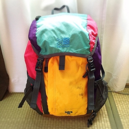 カリマー リットル マルチカラー ニット 台東のバッグ リュックサック の中古あげます 譲ります ジモティーで不用品の処分