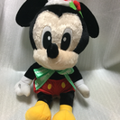 【Disney】新品タグ付き mickey ぬいぐるみ Xマスver