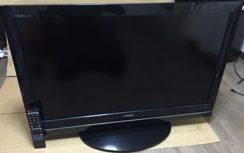 【ご成約済】37型　日立・Wooo　内蔵HDD録画・再生対応　Wチューナー　フルHD　倍速液晶などなど　液晶テレビ【L37-XP03】激安配達有