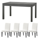 【値下】IKEAダイニングテーブル＋チェア4脚セット