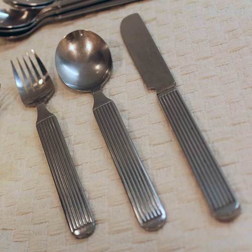 生活雑貨 オレンジハウス オリジナル ナイフ フォーク スプーンのセット Cafe 池尻大橋の食器の中古あげます 譲ります ジモティーで不用品の処分