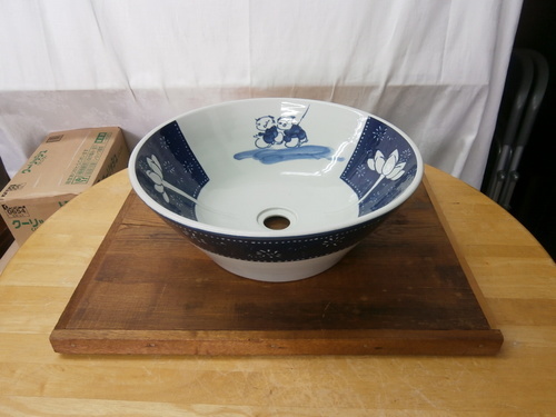 ★☆ 中国 手洗い鉢 洗面ボウル 洗面鉢 新品 中華 陶器 ① ☆★