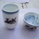 中国茶器。二種類6ケずつ。中国古典茗壺。