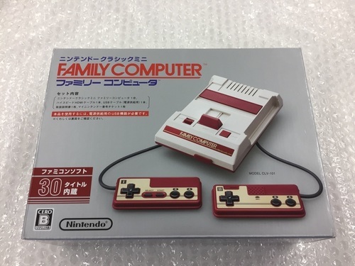 ニンテンドークラシックミニ 本体 ファミコン（美品）