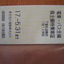 東急電鉄 株主優待乗車証(5枚)  株主優待券 を2,500円 ...