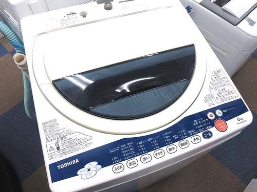 TOSHIBA 東芝 6.0kg 全自動洗濯機 AW-60GK 12年製 中古 不用品あれば買取も行います！