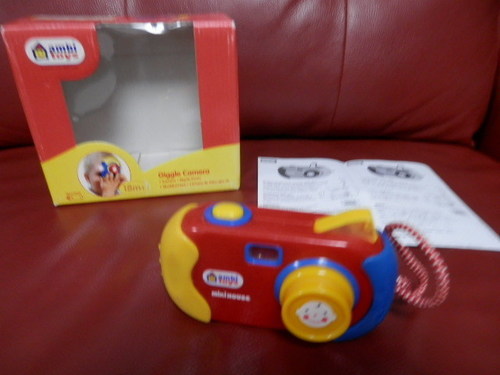 笑い声のするおもちゃのカメラ くすくすカメラ販売ミキハウス輸入元ブリオジャパンオモチャ Gakiryu 高石のおもちゃ その他 の中古あげます 譲ります ジモティーで不用品の処分