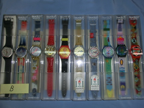 swatch 　腕時計　未使用　ケース付　電池切れ　10本セット（B)