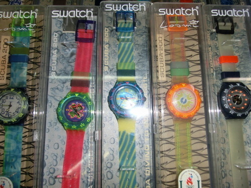 SWATCH ダイバーズ腕時計 未使用 ケース付 電池切れ 11本セット（G