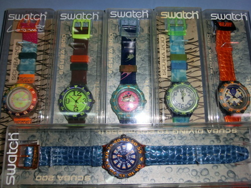 SWATCH ダイバーズ腕時計 未使用 ケース付 電池切れ 11本セット（G