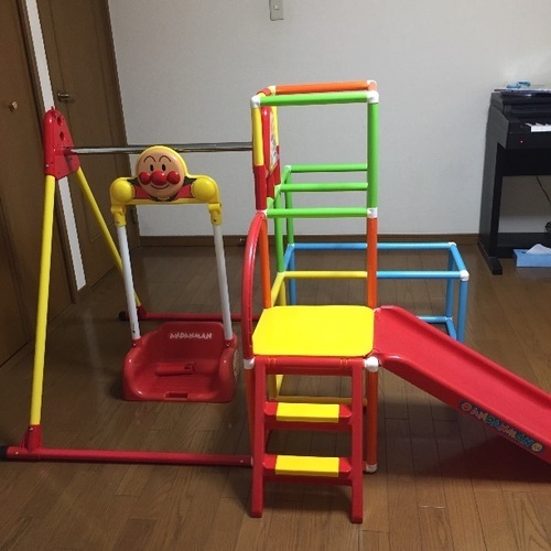 アンパンマン ブランコパークDX 子供用 鉄棒 ブランコ ジャングルジム すべり台
