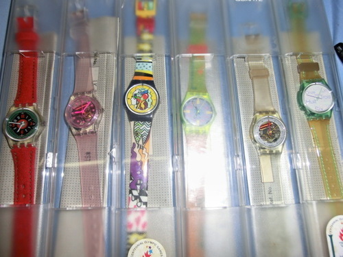 SWATCH レディース腕時計 未使用 ケース付 電池切れ 12本セット（I