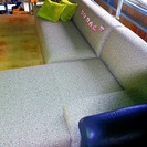 【極上美品】高級家具フクラ　3人掛けソファー