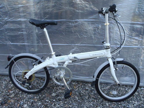 終了　ダホン　折畳み　２０インチ　6段ギヤ　カギ新品　中古自転車　054