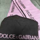 【DOLCE&GABBANA】リバーシブルマフラー・ニット帽セット