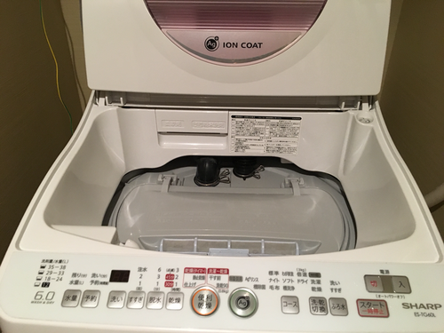 洗濯機 SHARP 2013年製 6㎏ (風乾燥機付き)