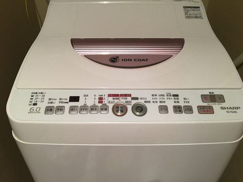 洗濯機 SHARP 2013年製 6㎏ (風乾燥機付き)