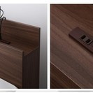 【新品　おそらく最安値】引き出し付きセミダブルベッド