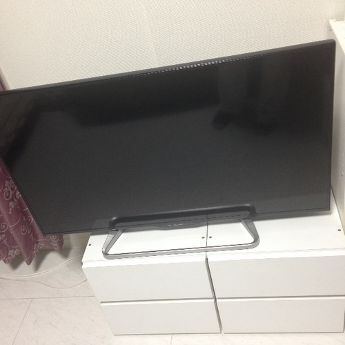 【交渉中】液晶テレビとハードディスク SHARP AQUOS 40V型 エレコム 外付けハードディスク セット