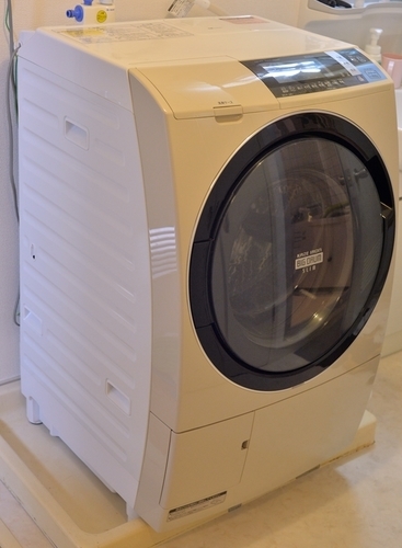 日立 HITACHI ヒートリサイクル 風アイロン ビッグドラム スリム 洗濯機　BD-S8600L　10㎏/6㎏