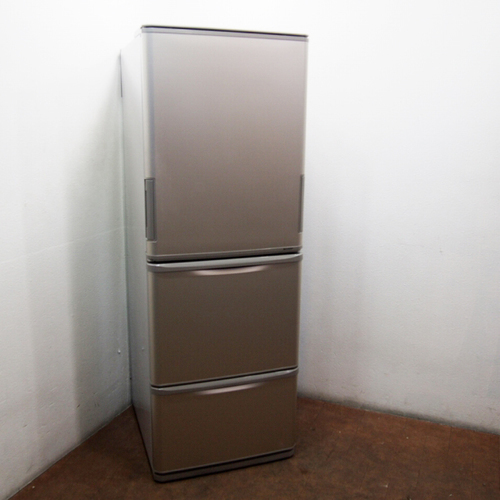 2014年製 ファミリーサイズ SHARP どっちもドア 350L 冷蔵庫 KL22