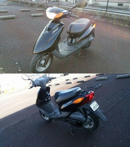 お取引頂きました。ヤマハJOG SA36J黒です。