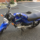 YBR125+zXゼロチャンバー+本田技研工業ヘルメット