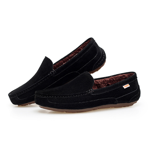 メンズ ローファー スリッポン スエード 裏起毛 ボア 暖か ムートン モカシンシューズ カジュアル デッキシューズ ロートップ ドライビ ヒッコシ4649 名古屋の靴 ローファー の中古あげます 譲ります ジモティーで不用品の処分