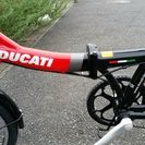 折りたたみ自転車  DUCATI（ドゥカティ）20インチ　6段変速　レッド DUCATI 折りたたみ自転車 レッド 20インチ