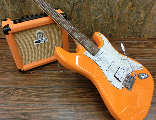 札幌 引き取り エレキギター orange Crush10 ギター＆アンプセット 難有り（Y）