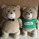 tedのぬいぐるみ 2つ